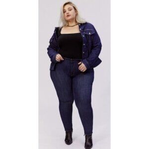 Levi's Women's 721 High-Rise Skinny Jean (Size 22W-30) Blue‎ Story